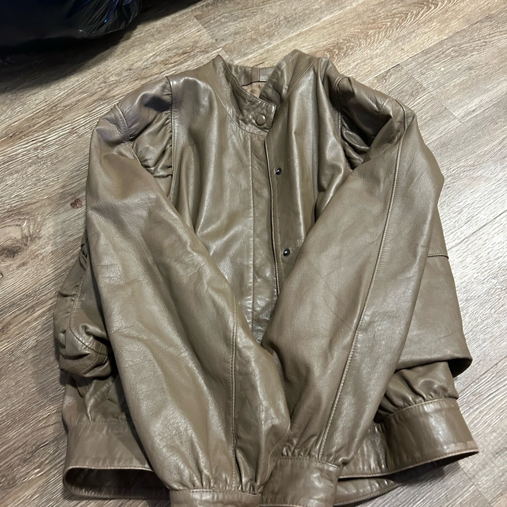 Leather jacket